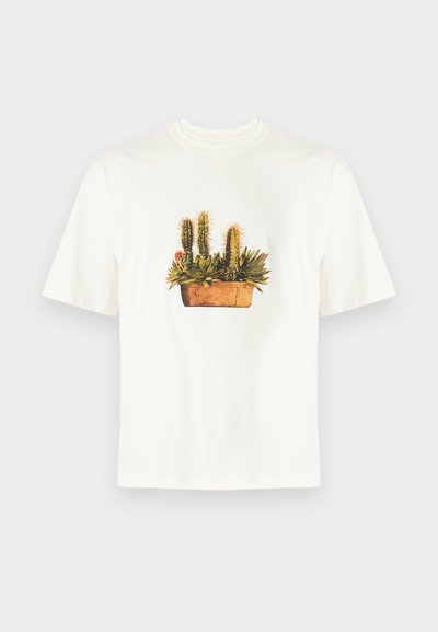 HOUSE OF JAFFA CACTUS TRAY UNISEX - T-shirt med print - off-white