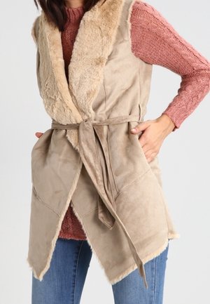 Vest - taupe