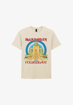 rockshirts, IRON MAIDEN POWERSLAVE, mleczny