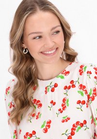 myMo Bluse - white multicolor