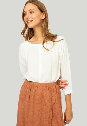 ELEGANCKA Z RAGLANOWYM RĘKAWEM - Bluzka - white