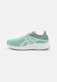 Unselected, light celadon/white