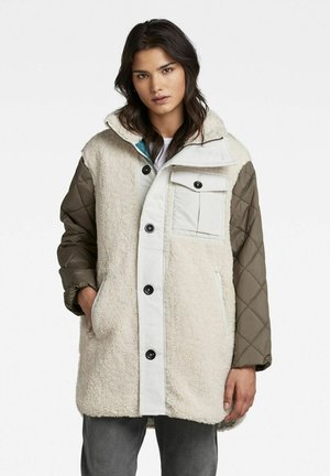 TEDDY MIX - Bomber Jacket - ecru