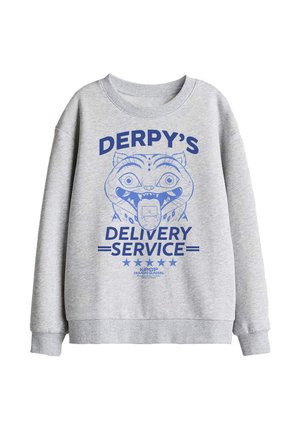 NETFLIX, KPOP DEMON HUNTERS DERPY'S DELIVERY SERVICE UNISEX - Sweatshirt - mottled light grey