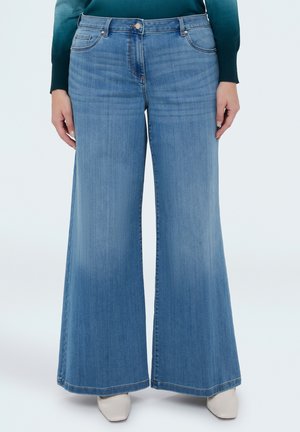 LAVAGGIO - Wide leg - azzurro