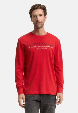 PRINTED - Langærmet T-shirt - rot