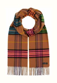 PLAID KARO CASHMINK - Écharpe - soft camel