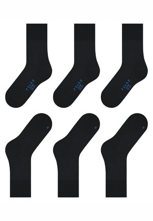 FALKE Run 3-Pack Unisex light cushioning - Zeķes - black
