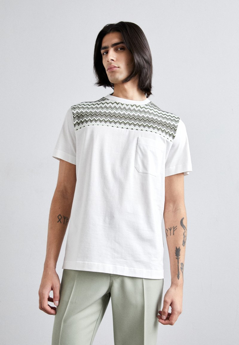 Mavezzano Slim-Fit Off White Dress Shirt main image 0