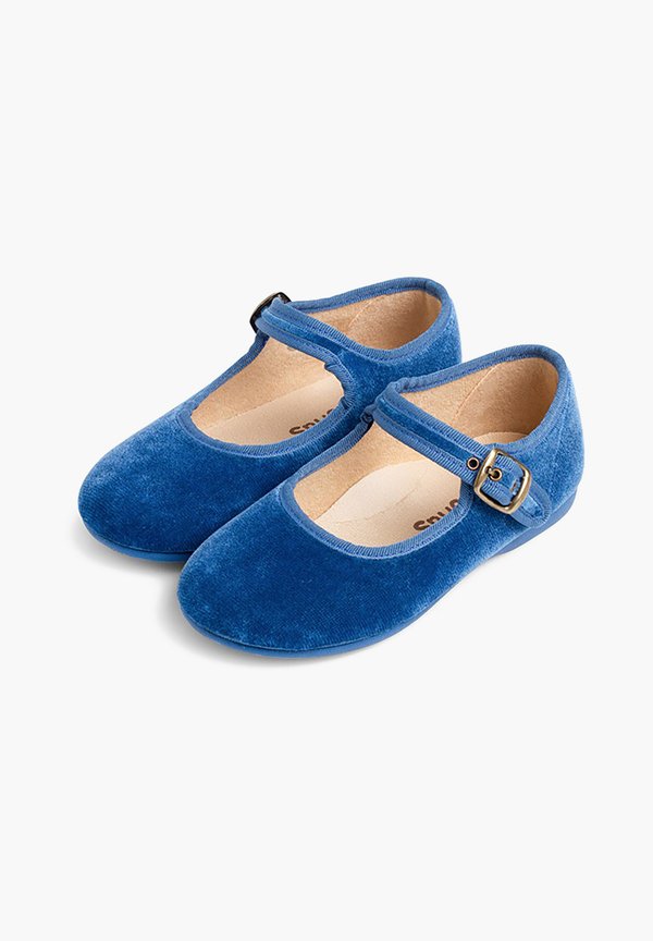 TERCIOPELO HEBILLA – Lauflernschuh – azul azafata