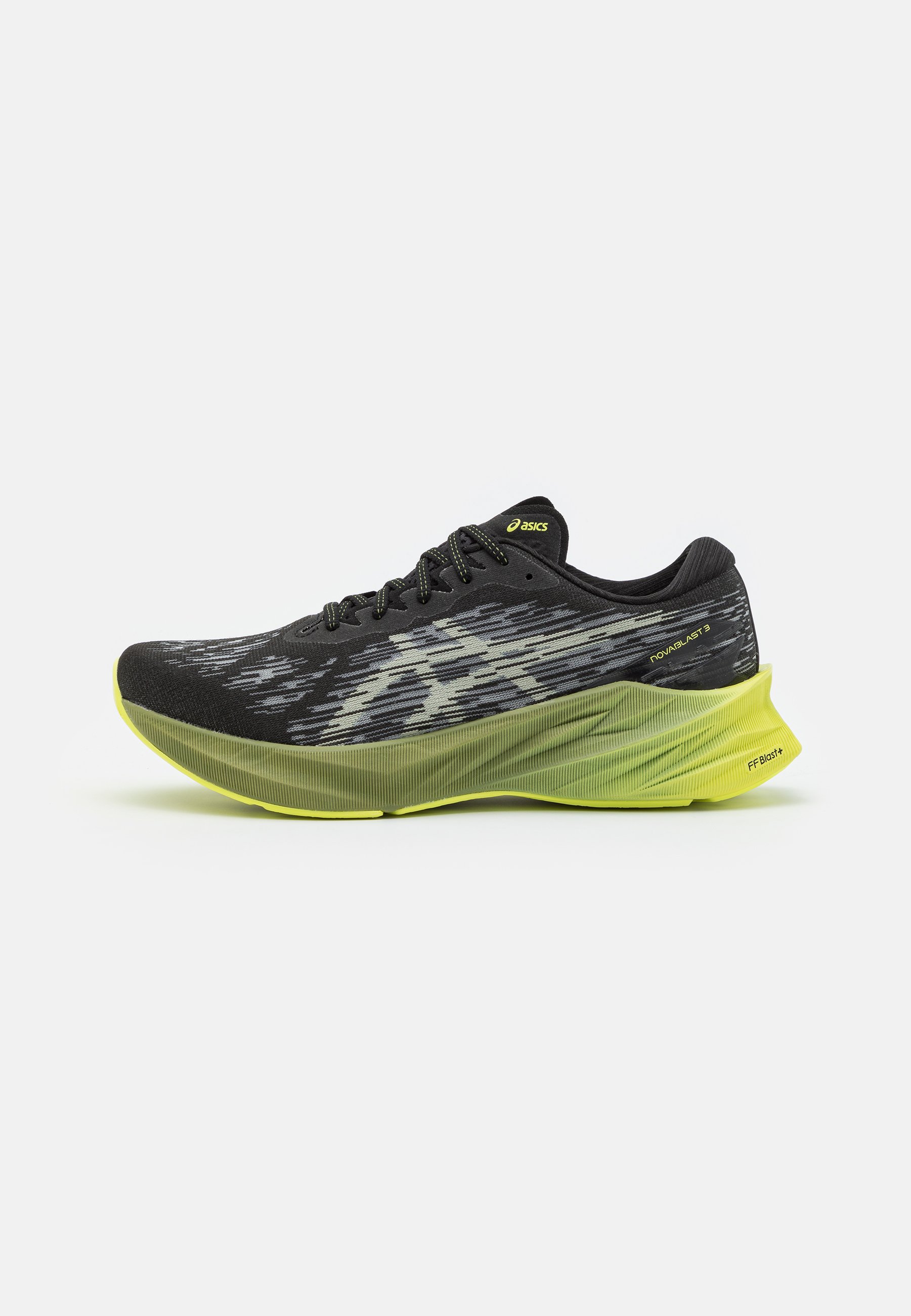 ASICS NOVABLAST 3 - Road running shoes - black/dried leaf 