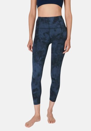 SUPER SOFT 7/8 - Tights - navy blue spray dye