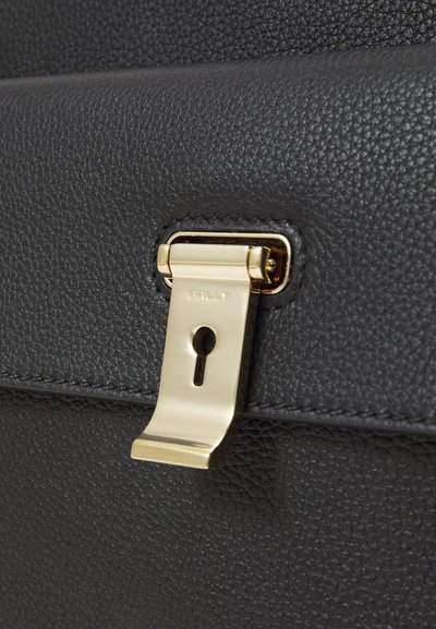 Bally LYDIA TOTES - Handbag - black/yelgold