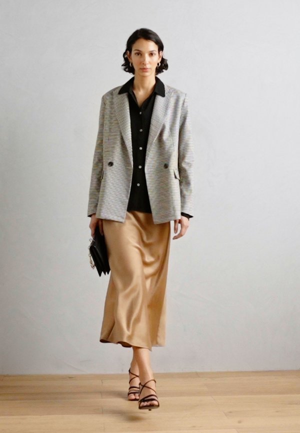 SKIRT MARIA - Maxi skirt - dark beige2