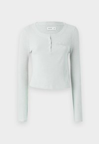 COZY LOGO HENLEY - Longsleeve - grey