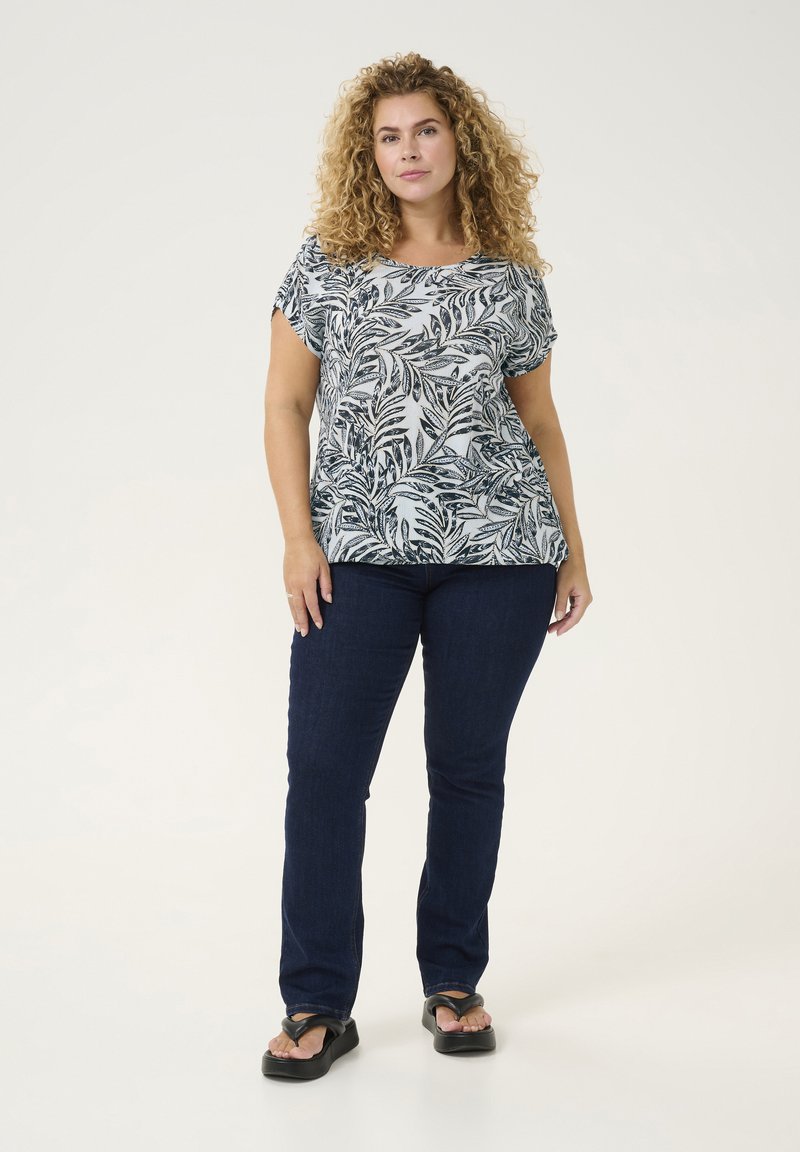 Kaffe Curve Blouse blauw