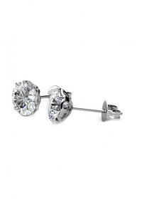 MYC Paris KRISTINE - Oorbellen - couleur or rose / cristal