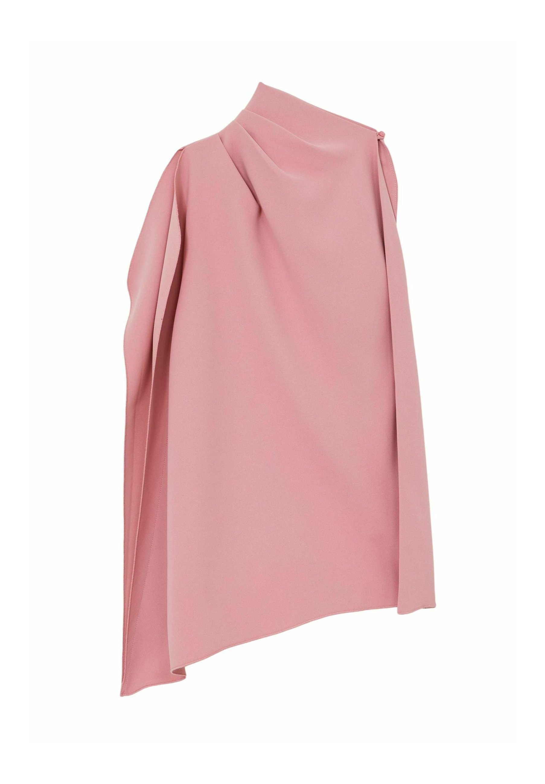 Reiss REISS ELLERY ONE-SHOULDER DRAPED DRESS - Day dress - pink - Zalando