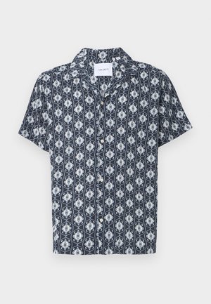 Les Deux ORNAMENT SHIRT - Button down-skjorte - dark navy/light blue