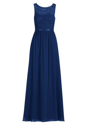 COCKTAIL MIT SPITZE - Maxi-jurk - festival blue