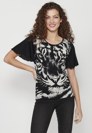 SHORT SLEEVE  - Tricou cu imprimeu - black