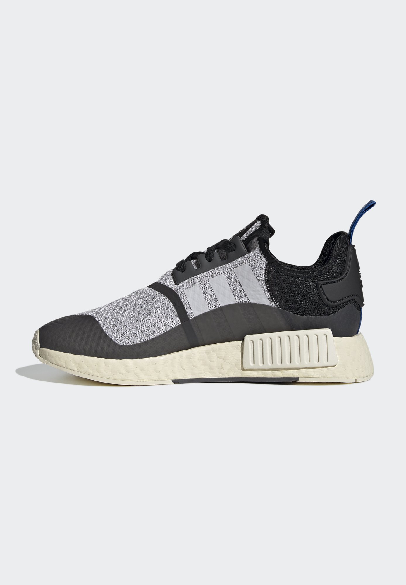 nmd_r1 primeknit schuh grey three/core black/core black