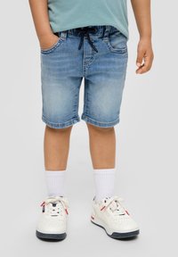 s.Oliver BERMUDA - Jeans Shorts - blau