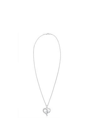 Elli SPARKLING HEART LOVE - MIT KRISTALLEN VON SWAROVSKI® - Halskette - silberfarben