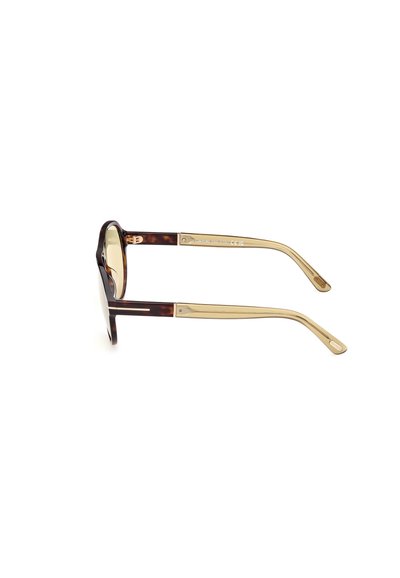 Tom Ford QUINCY - Sluneční brýle - marrone chiaro verde