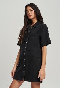 ST MRLO DENIM SHIRT DRESS - Haljina od trapera - washed black