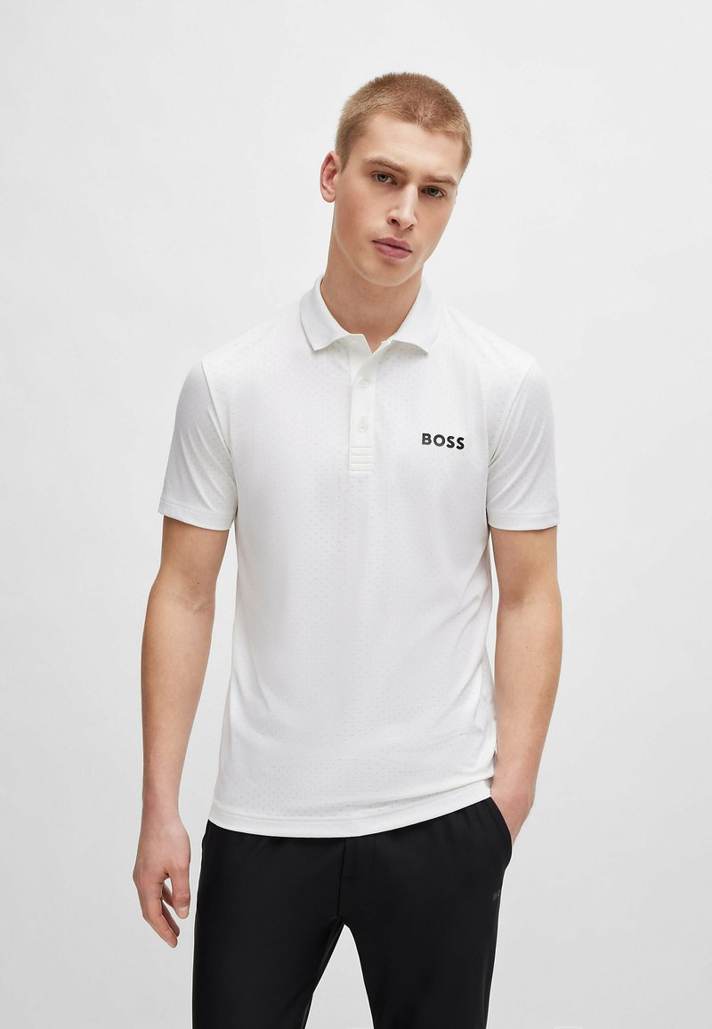 BOSS Men's Cotton Polo White