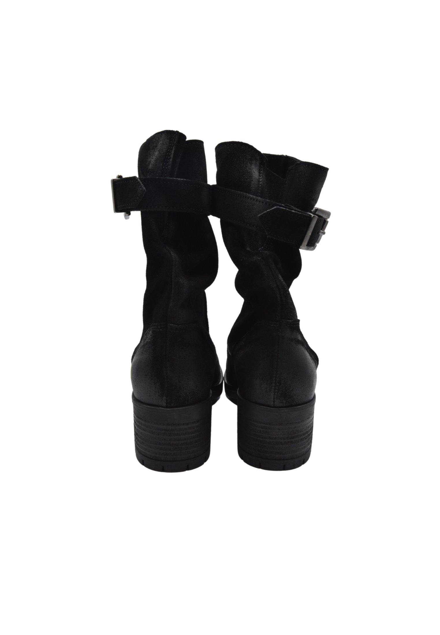 Scarpa uomo Drudd stivaletto chelsea mod Owen in pelle scamosciata nero