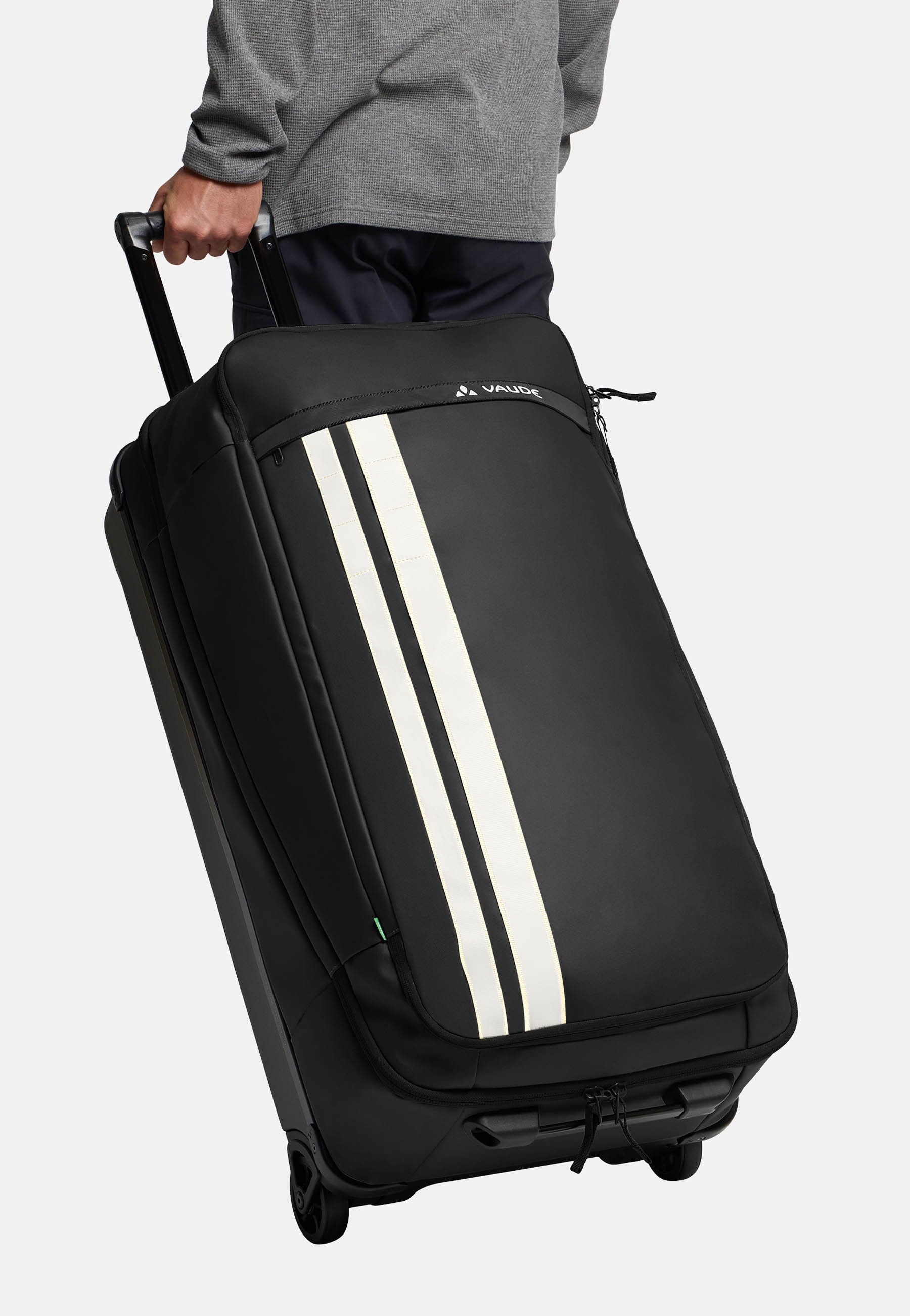 Rollen Vaude Reisetasche Trolley Vaude Trolley Black/schwarz Zalando