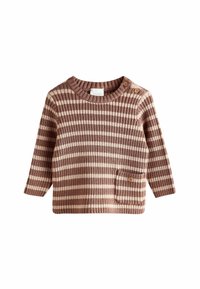 Next SET- REGULAR FIT - Pulover - brown stripe