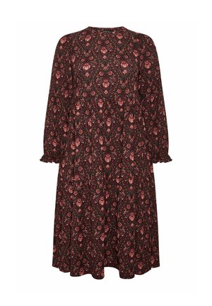 Yours Clothing, PLUS SIZE JERSEY DRESSES - Vestido ligero - burgundy