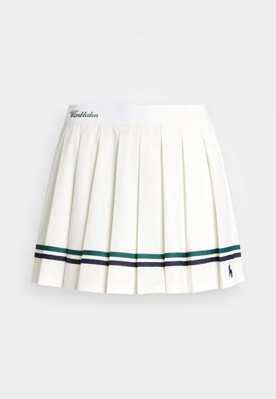 Polo Ralph Lauren WIMBLEDON PERFORMANCE PLEATED SKORT - Gonna a pieghe - ceramic white