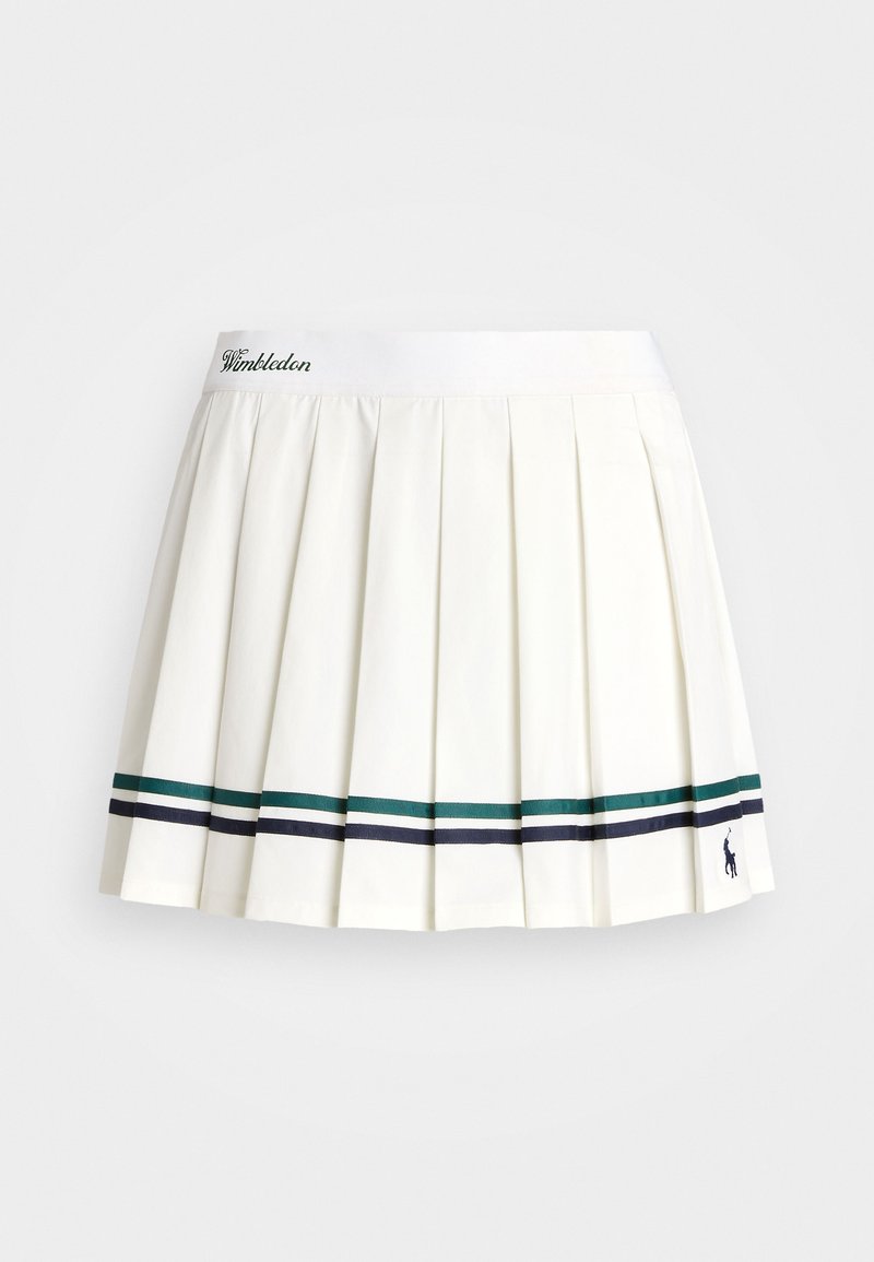 Polo Ralph Lauren WIMBLEDON PERFORMANCE PLEATED SKORT - Gonna a pieghe - ceramic white