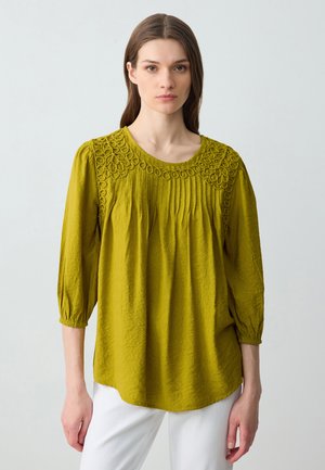 LOOSE FIT CREW NECK - Bluse - green