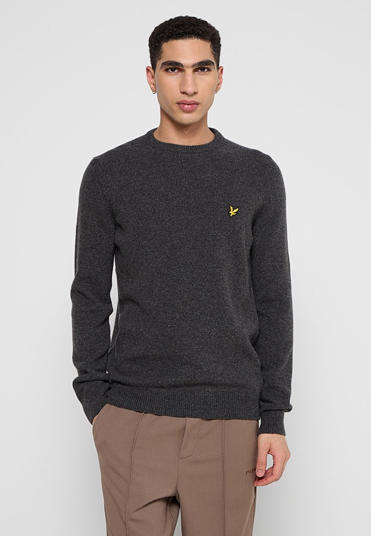 Lyle & Scott Trui antraciet gemêleerd