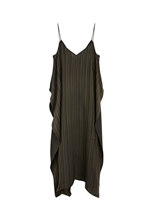 Massimo Dutti, ASYMMETRICAL FLOWING MIDI DRESS - Maxi-jurk - dark grey