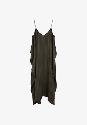 Massimo Dutti, ASYMMETRICAL FLOWING MIDI DRESS - Maxi-jurk - dark grey