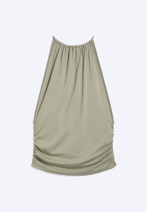 Weekday, HALTER NECK TOP - Débardeur - khaki green