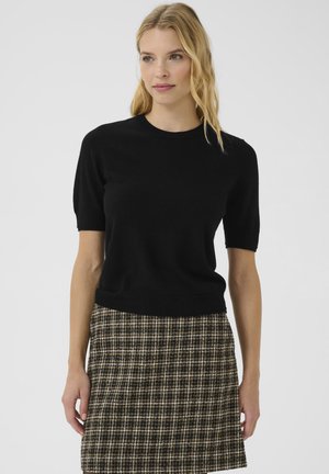 NATANYA - Basic T-shirt - black