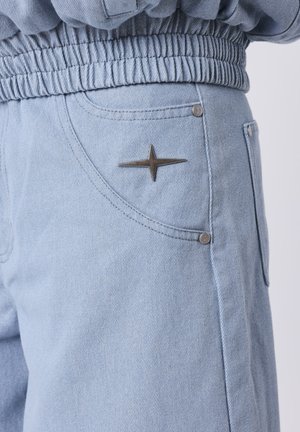 Project X Paris, PANTALON DENIM FROSTED - Jean baggy - bleu