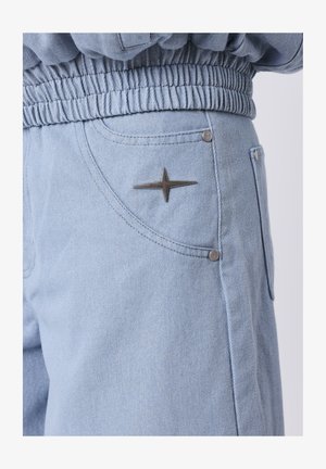 Project X Paris, PANTALON DENIM FROSTED - Jean baggy - bleu