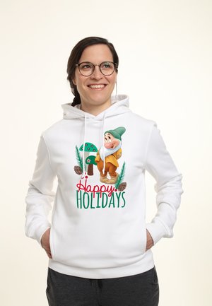 Disney SNOW WHITE BASHFUL CHRISTMAS - Bluza z kapturem
