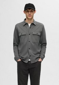 Selected Homme SLHJACKIE JACKET - Camisa - granite grey