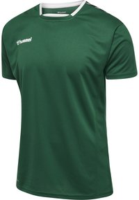 Hummel T-shirts print - evergreen