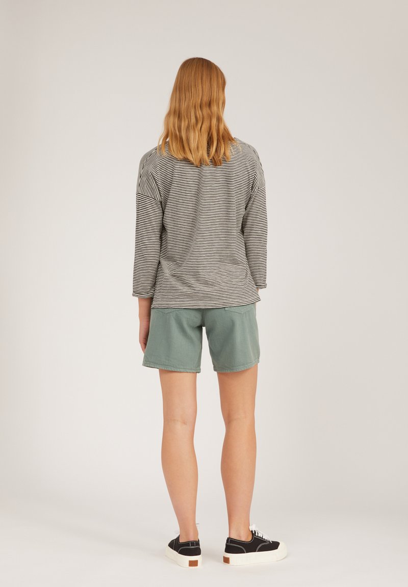 Damen T-Shirts | ARMEDANGELS SIAA Langarmshirt black-oatmilk/beige - EJ26104 Damen T-Shirts | ARMEDANGELS SIAA Langarmshirt black-oatmilk/beige - EJ26104