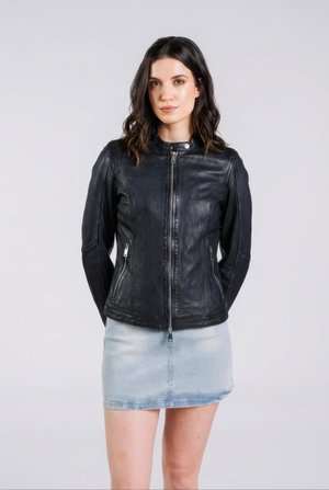 NEW TULA - Leren jas - black